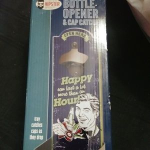 Mister Hipster Bottle Opener & Cap Catcher